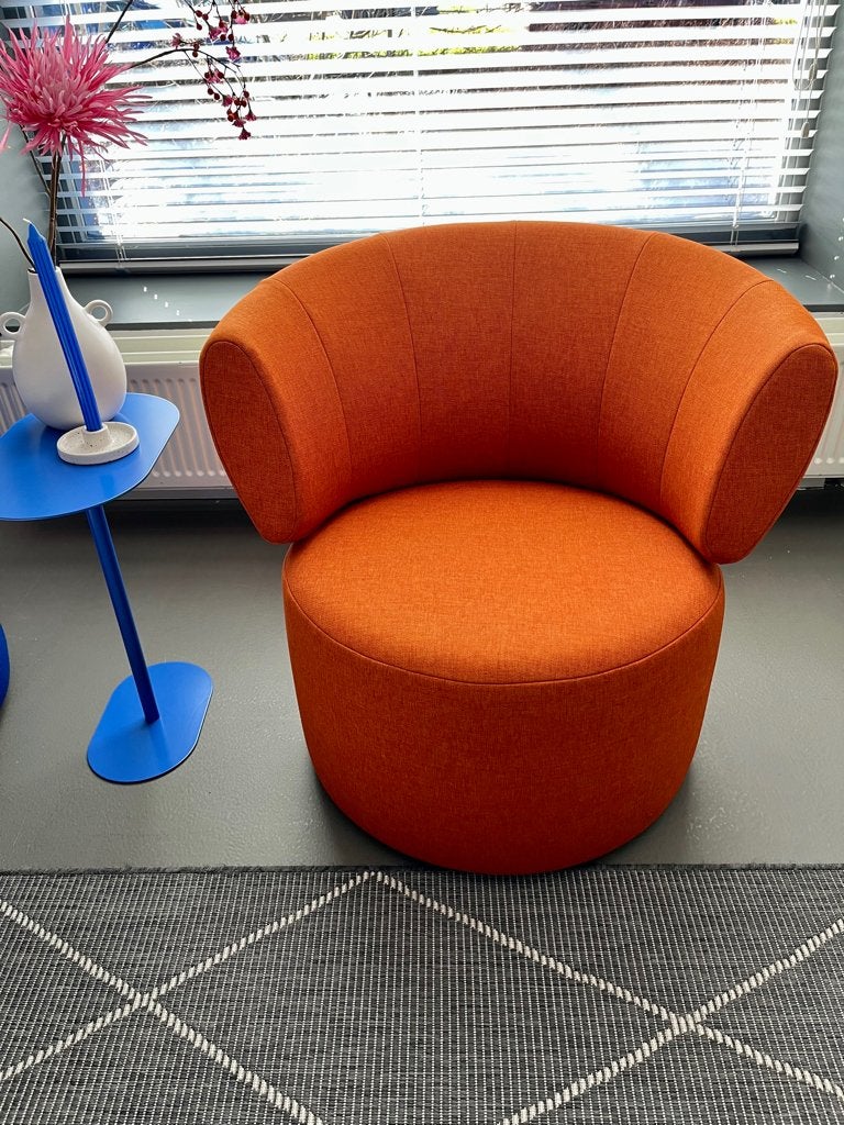 Fauteuil | Draaifauteuil | Draaistoel | Rolf Benz 684 Oranje, Huis en Inrichting, Fauteuils, Ophalen, 75 tot 100 cm, Tijdloos, Design