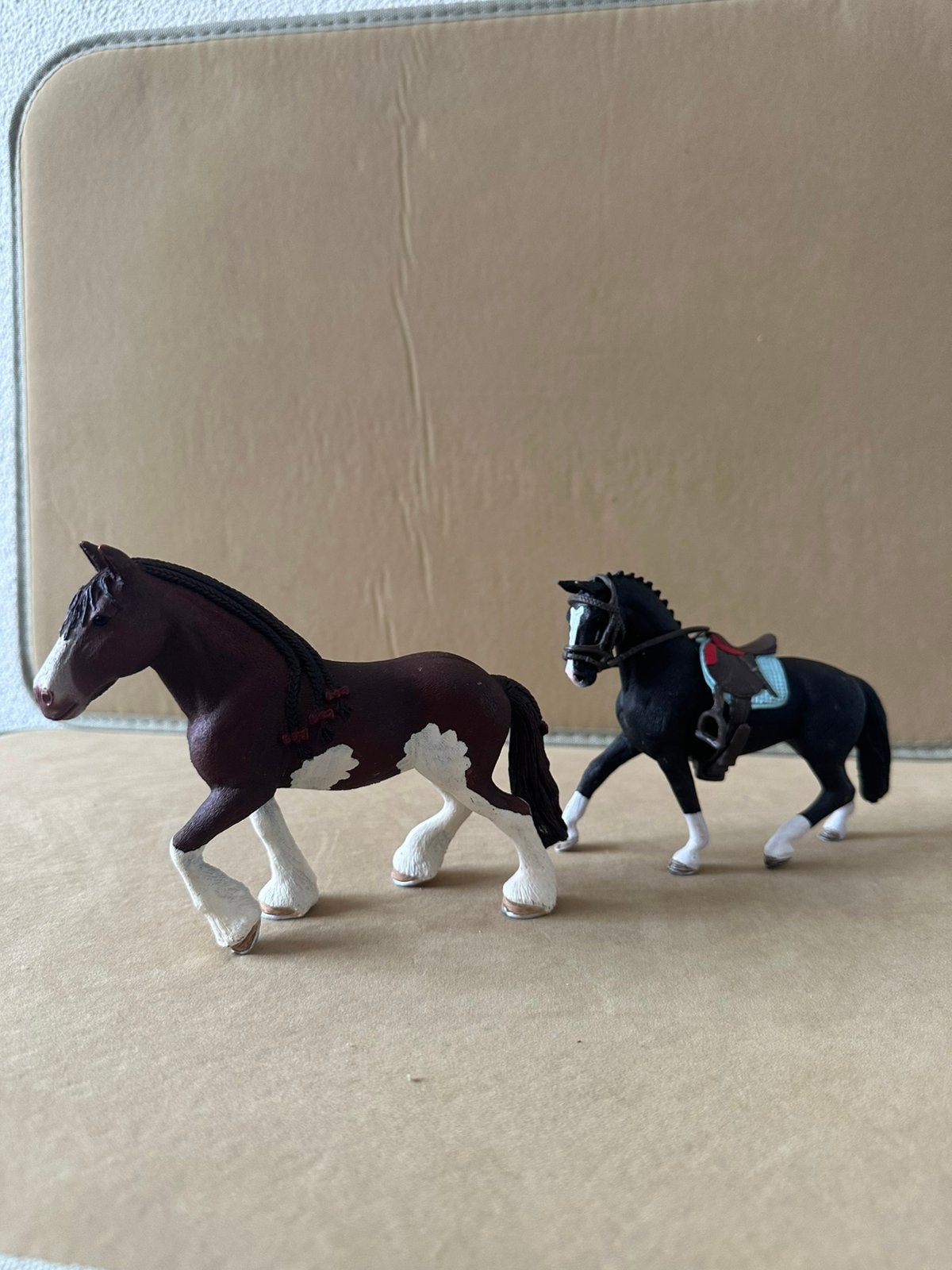 2 Schleich paarden, Ophalen of Verzenden, Zo goed als nieuw