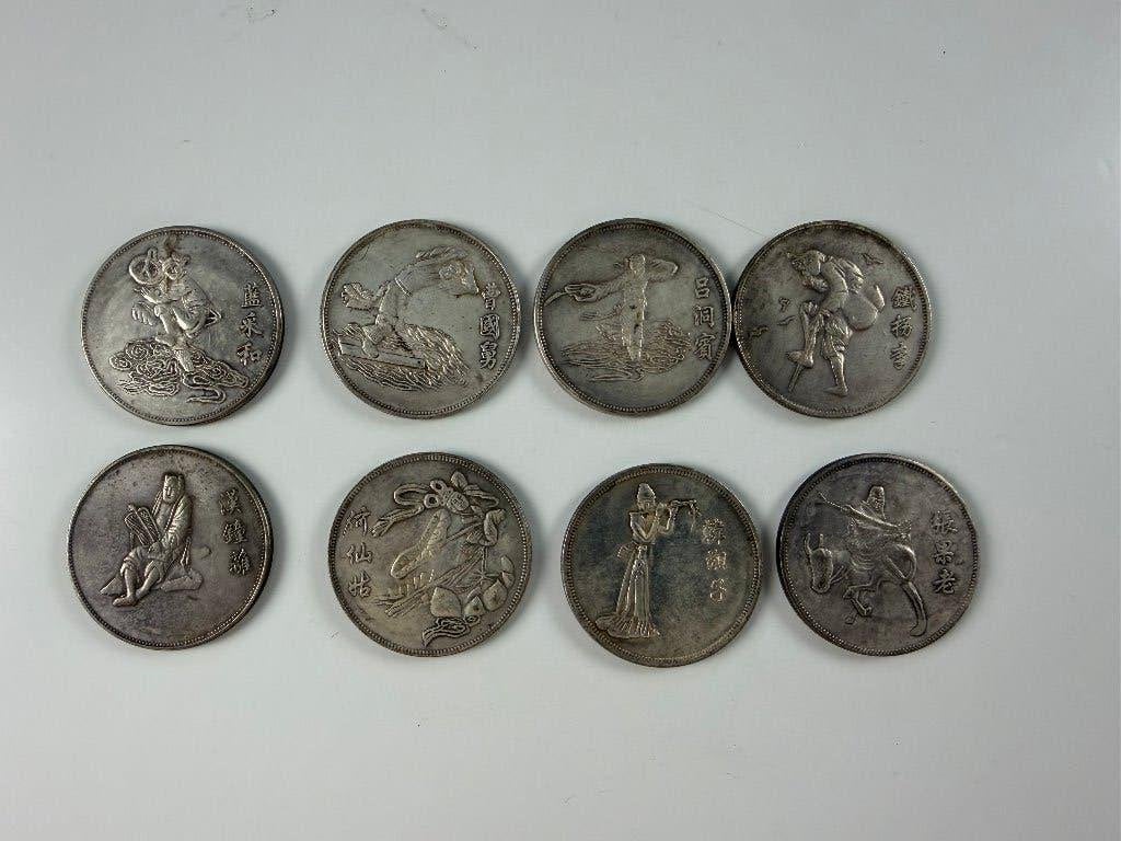 Complete set Chinese "Eight Immortals" (Ba Xian), Ophalen of Verzenden