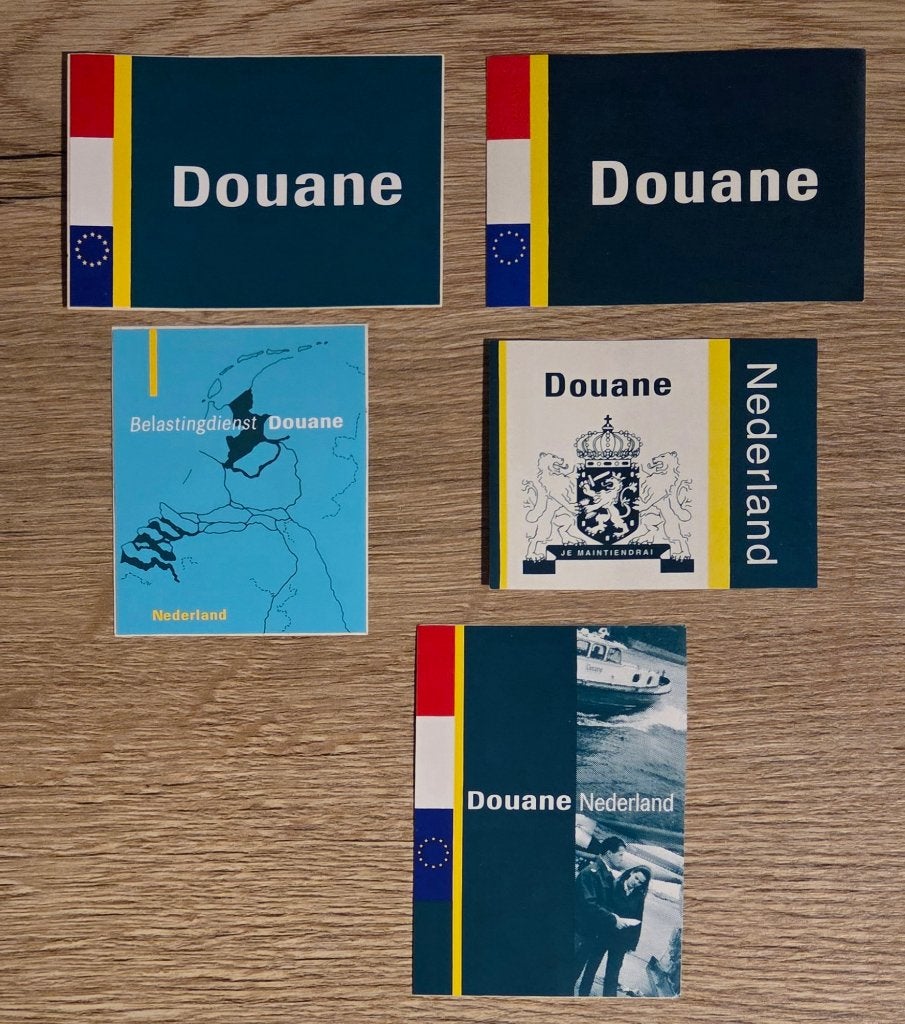 stickers Douane Nederland, Ophalen of Verzenden, Zo goed als nieuw