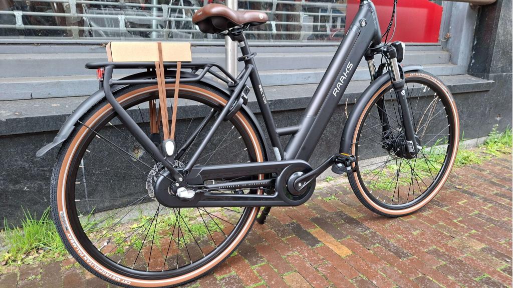 Fietshokje Houtplein: Raaks Belton Zwart E-Bike Nieuw!!, Fietsen en Brommers, Fietsen | Dames | Damesfietsen, Niet ingevuld, Nieuw