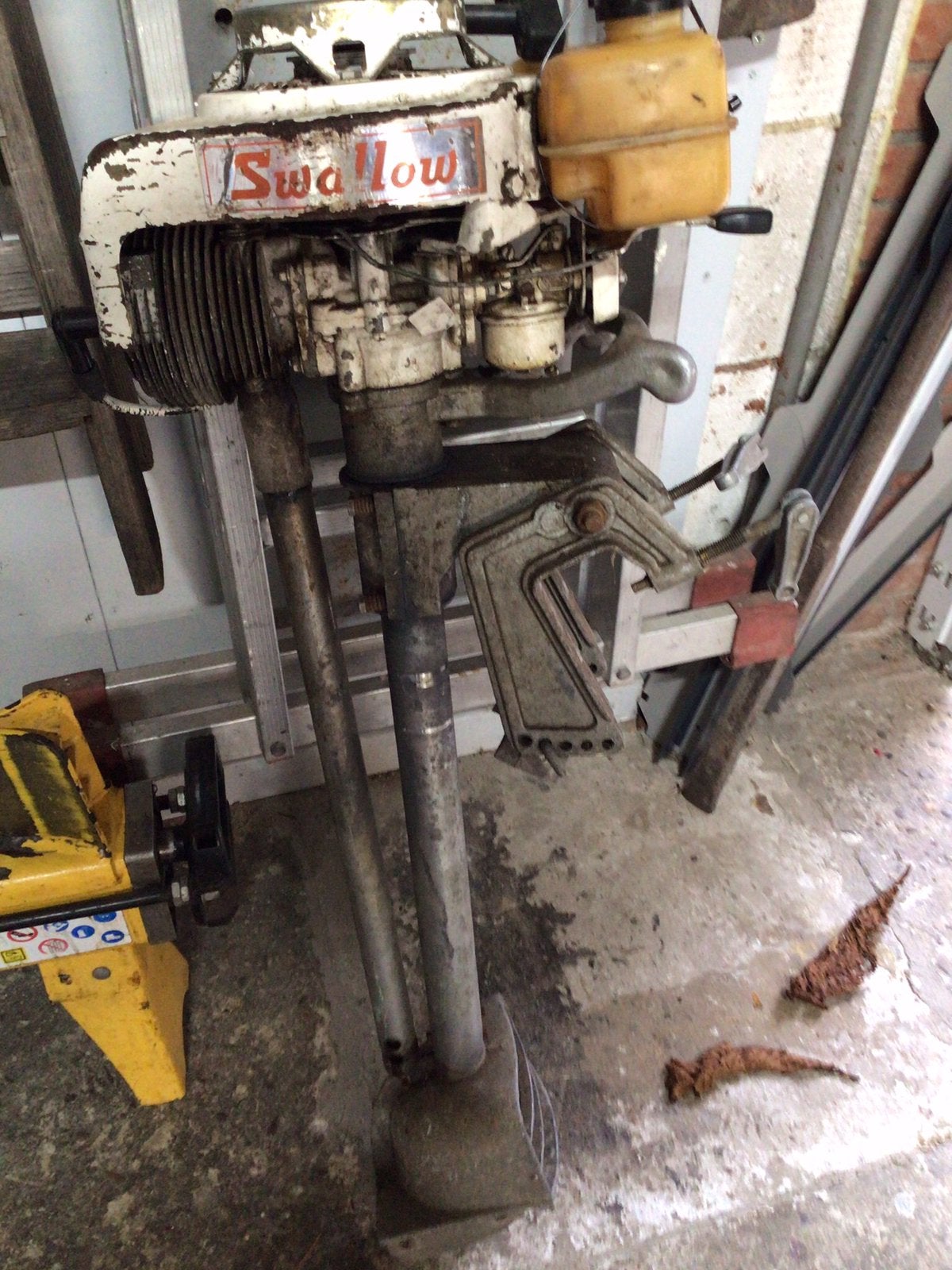 Buitenboordmotor, Ophalen, Gebruikt