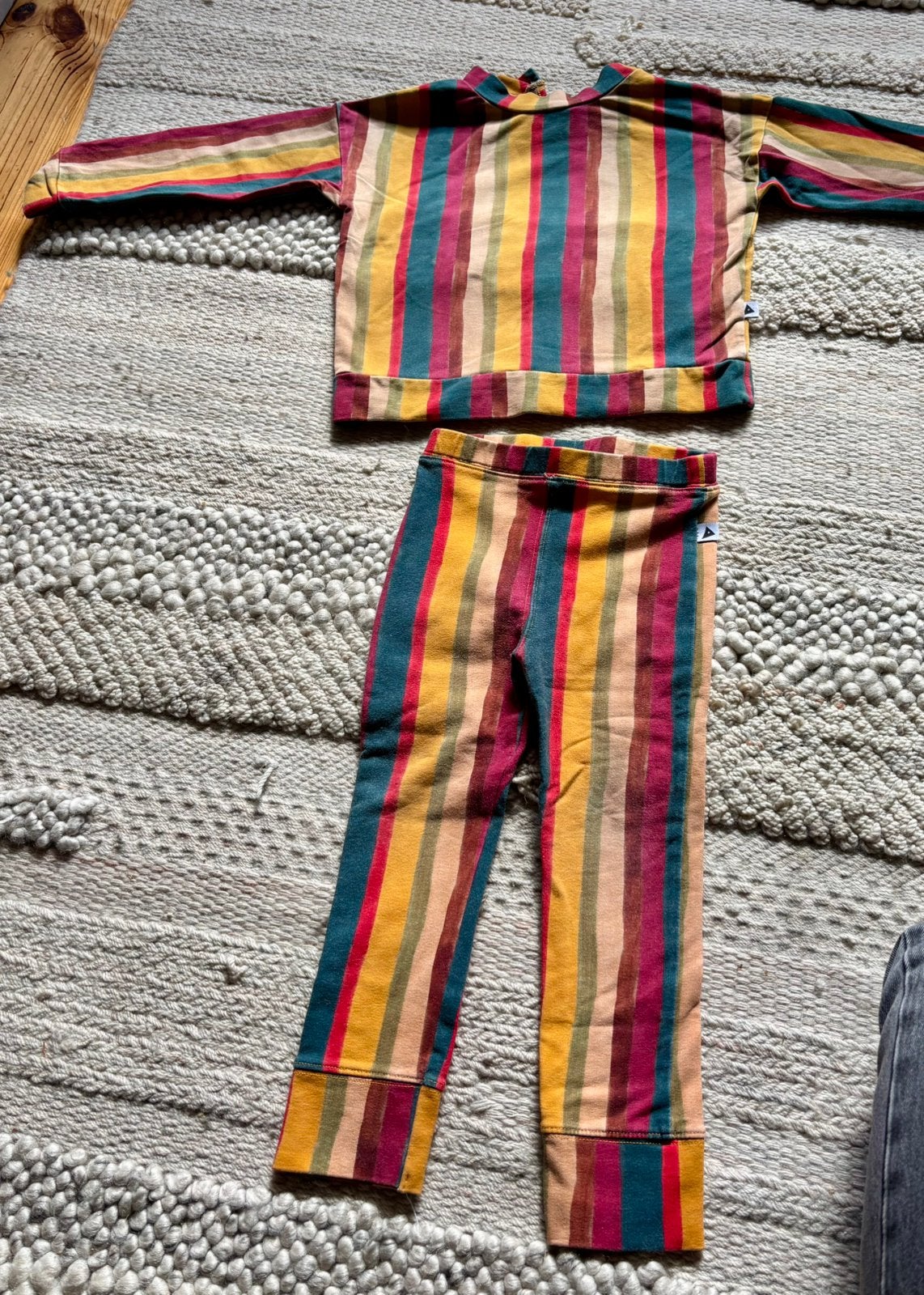 Ammehoela gestreept setje 98 104, Ophalen of Verzenden, Gebruikt, Jongen of Meisje