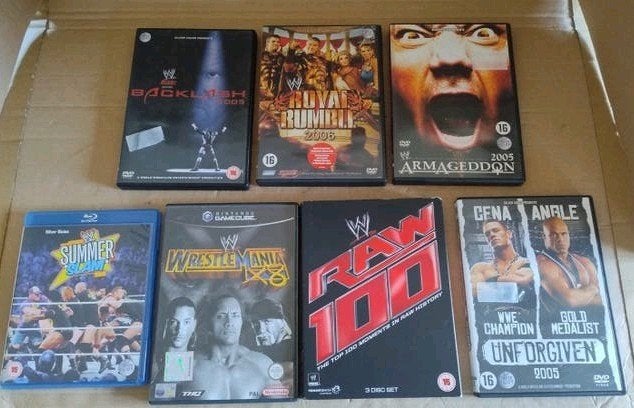 Collectie WWE American Wrestling SuperSlam DVD's + bluray's, Alle leeftijden, Vechtsport, Boxset, Overige typen