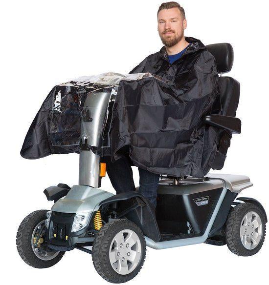 Regencape scootmobiel  blauw NIEUW voor €7,50, Ophalen of Verzenden, Nieuw, Regenponcho, Heren