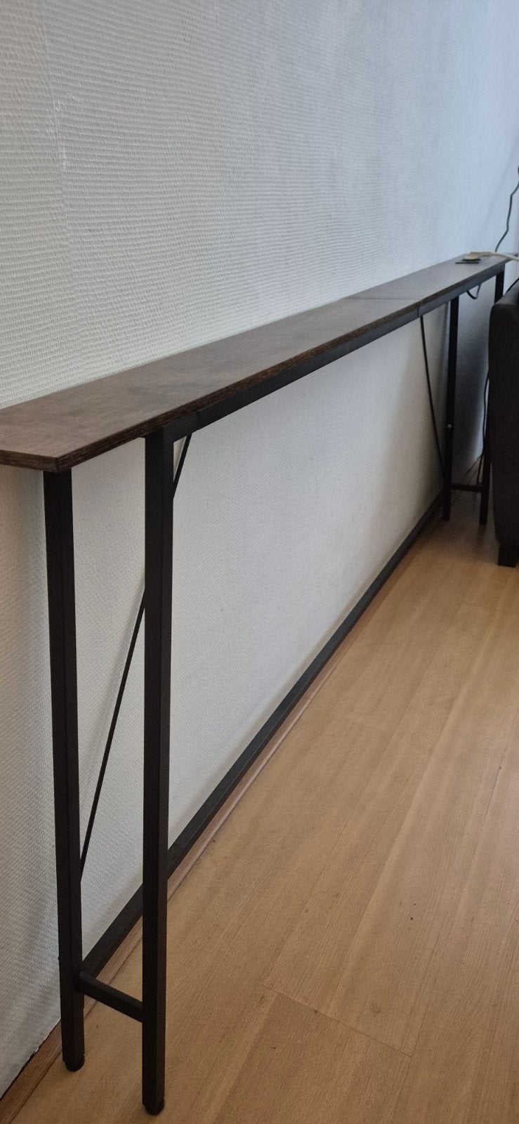 banktafel, Huis en Inrichting, Ophalen, 200 cm of meer, Zo goed als nieuw, 25 tot 50 cm