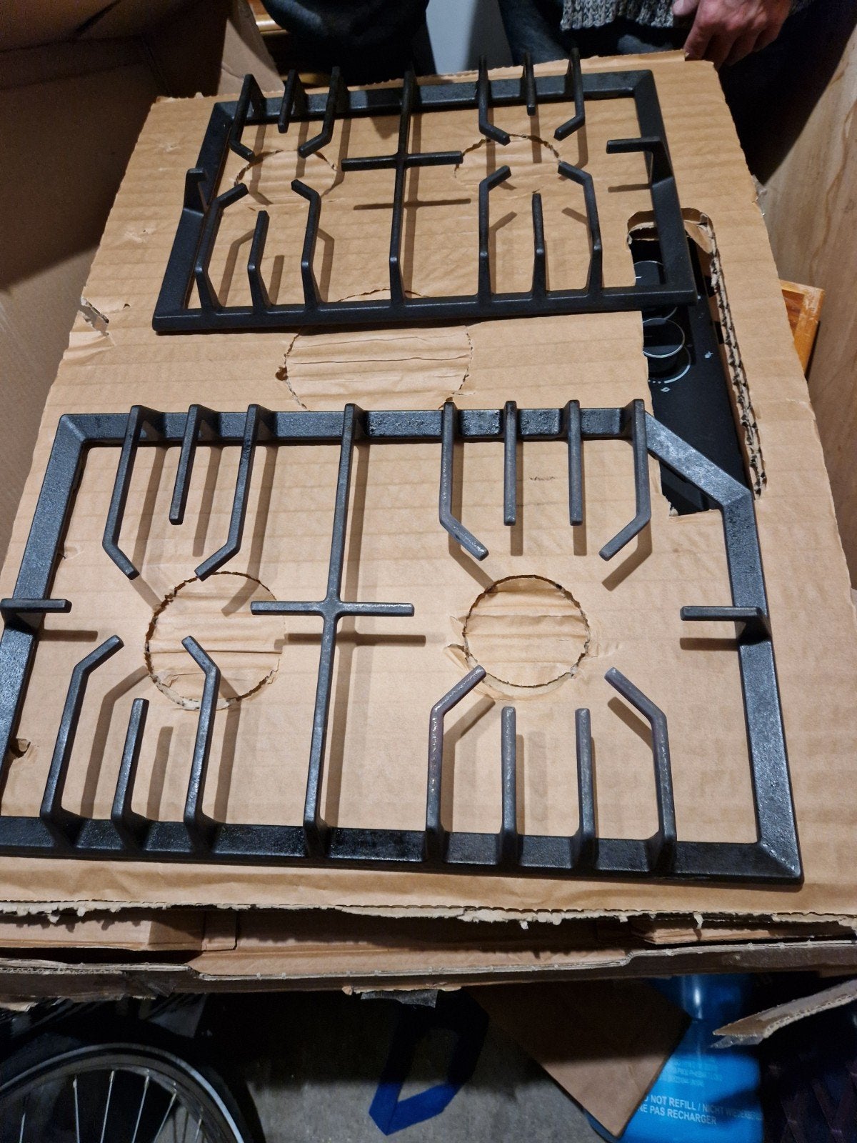 Te koop inbouw gasstel van het merk WIGGO, Ophalen, Zo goed als nieuw, Hout