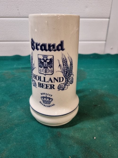 bierpul brand aardewerk vintage, Verzamelen, Glas en Borrelglaasjes, Ophalen of Verzenden, 'T Olde Gre-j, Info@toldegrej.nl, Endepoelstraat 20f Didam