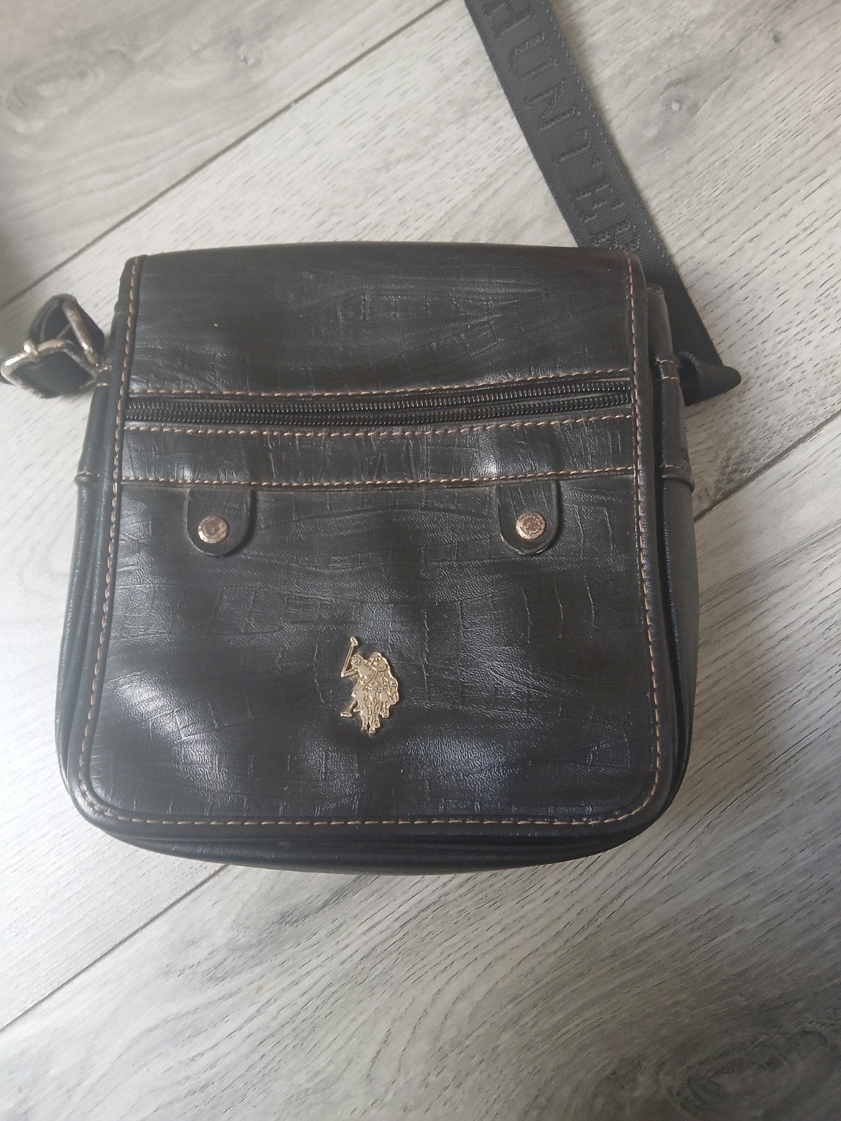 Polo Hunter Schoudertas Zwart - Zo goed als nieuw, Sieraden, Tassen en Uiterlijk, Tassen | Schoudertassen, Overige merken, Zwart