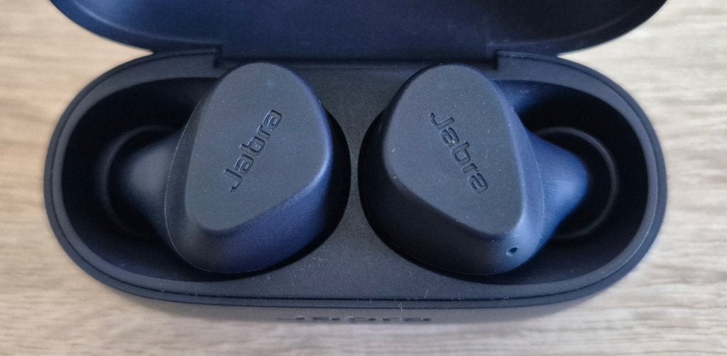 Jabra Elite 2 oordopjes navy, Telecommunicatie, Mobiele telefoons | Oordopjes, Ophalen of Verzenden, Gebruikt, In oorschelp (earbud)