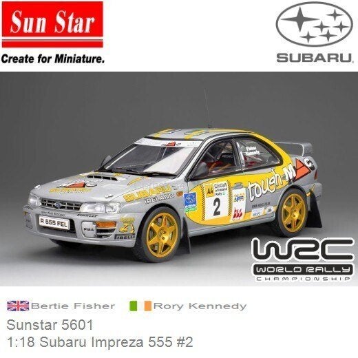 Subaru Impreza 555 No.2 Winner AA Circuit of Ireland 1999 Bo, Tschuiten@hotmail.com, Duitsland, Auto, Nieuw