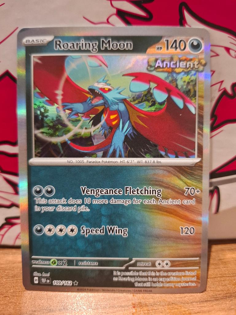 Pokemon Roaring Moon TEF 109/162 reverse holo, Ophalen of Verzenden, Nieuw, Losse kaart