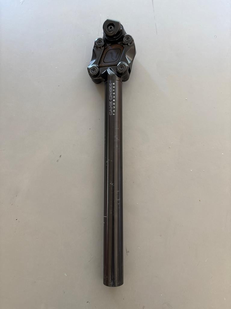 Cane Creek Thudbuster Zadelpen 31.6 mm, Elektrische fiets, Gebruikt, Ophalen of Verzenden, Zadel