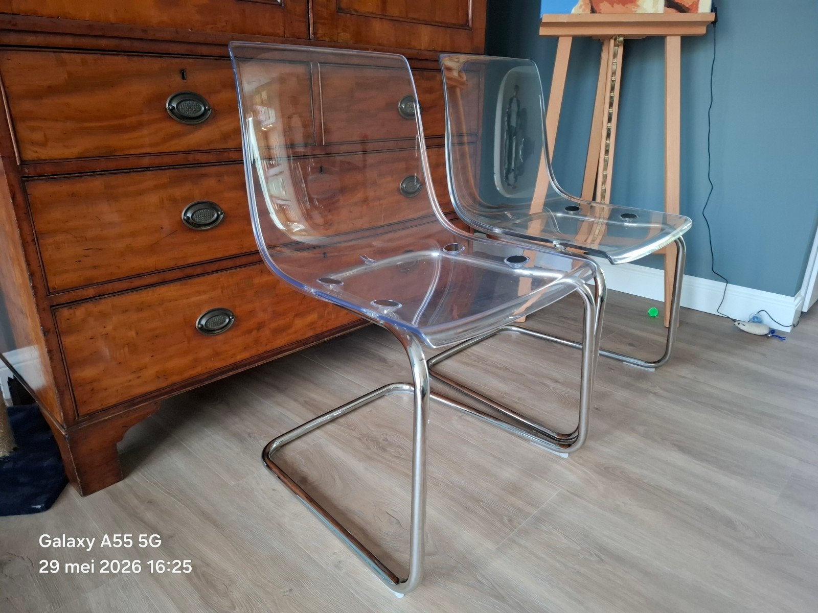 4 nette IKEA Tobias stoelen - comfortabel en stijlvol, Gebruikt, Overige kleuren, Ophalen of Verzenden, Vier