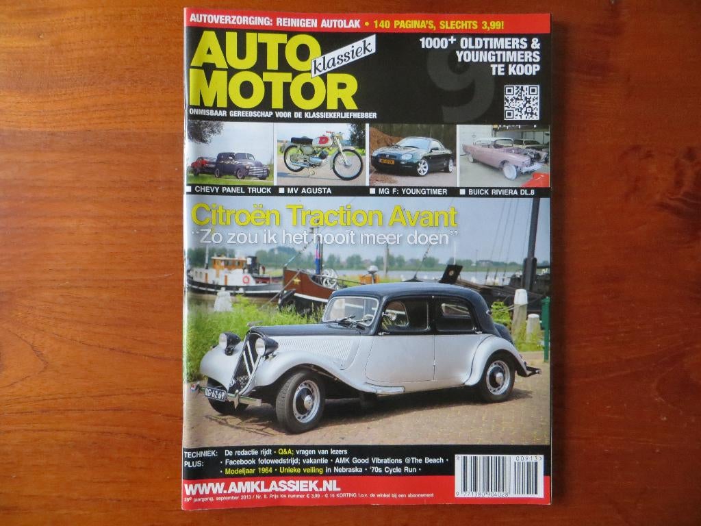 Auto Motor Klassiek 9 2013 MG F, Traction Avant, Chevrolet, Ophalen of Verzenden, Nieuw, Citroën