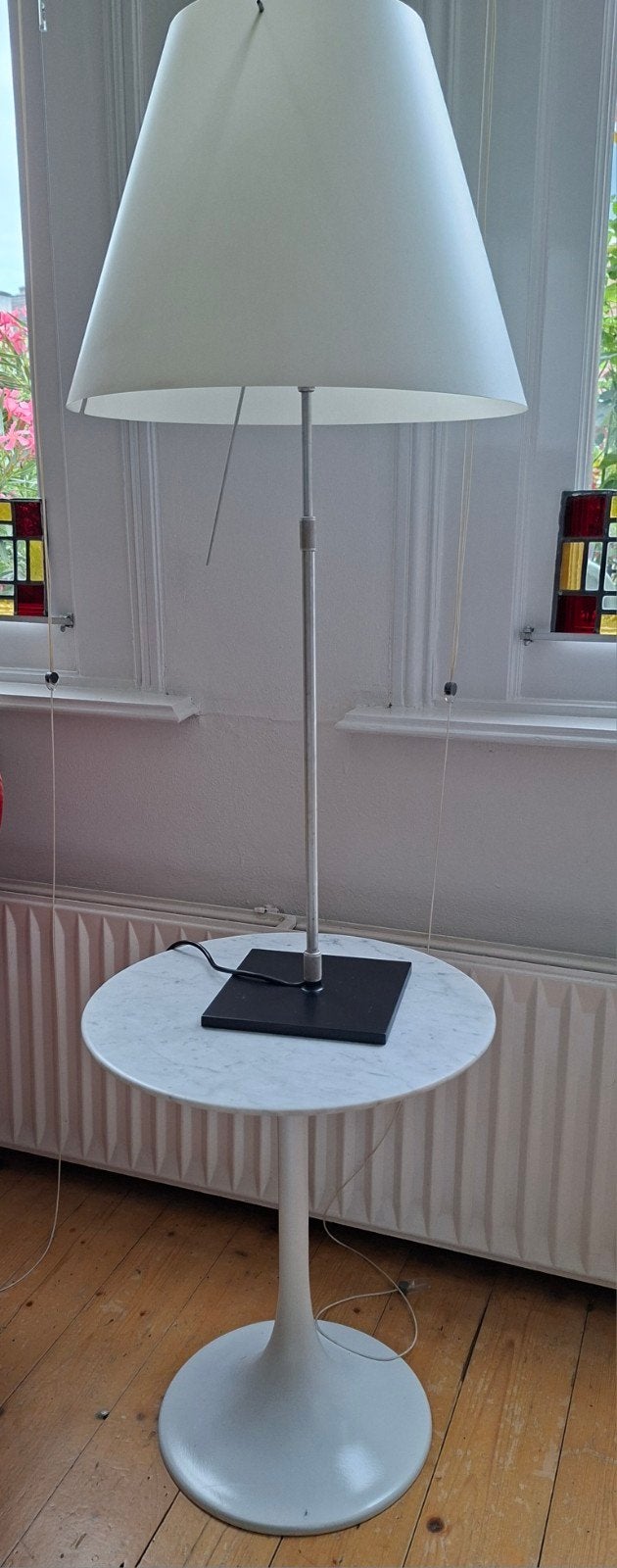 Luceplan constanza, Italiaans design., Huis en Inrichting, Lampen | Vloerlampen, Ophalen, Gebruikt, Modern, Scandinavisch, 100 tot 150 cm