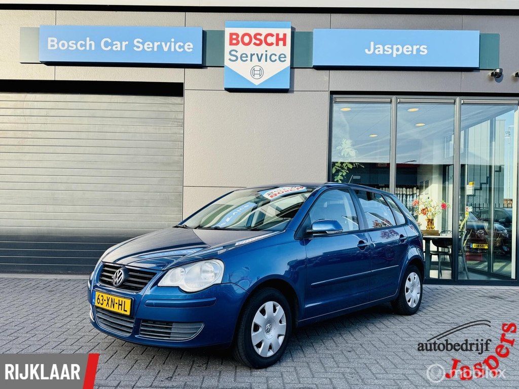 Volkswagen Polo 1.4-16V Optive, Gebruikt, 4 cilinders, Blauw, Bedrijf