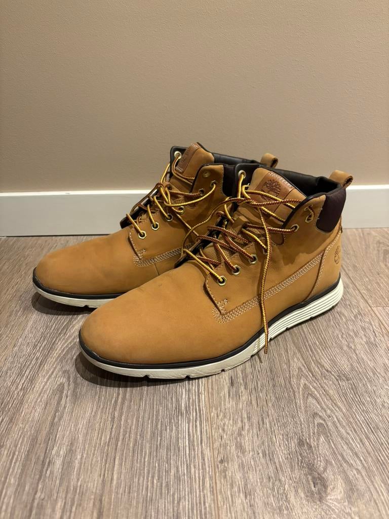Timberland halfhoge herenschoenen maat 44, Kleding | Heren, Schoenen, Bruin, Boots, Ophalen of Verzenden, Zo goed als nieuw