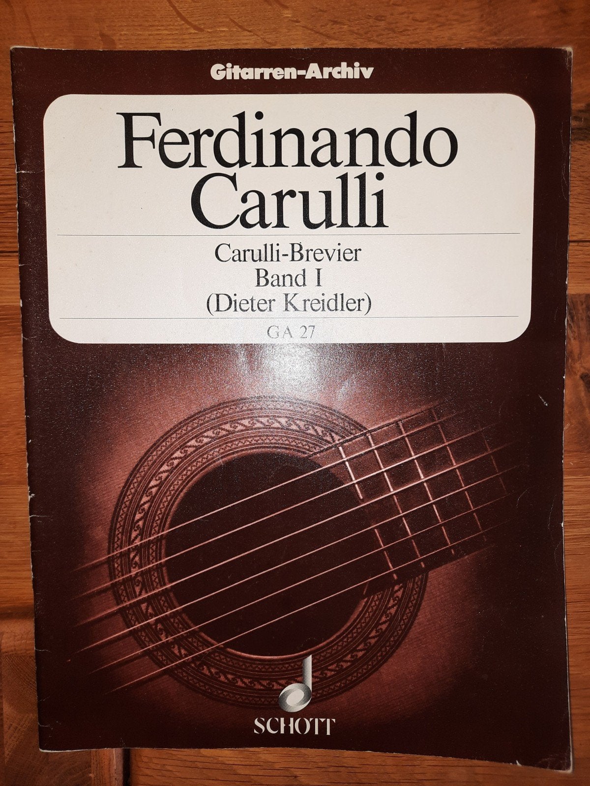 Klassiek gitaar: Carulli-Brevier: Ausgewahlte stucke, Vol.1, Klassiek, Ophalen of Verzenden, Artiest of Componist, Gitaar