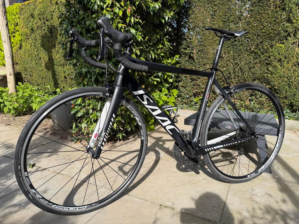 Isaac Boson carbon racefiets (S) met Shimano 105 groepset, Fietsen en Brommers, Fietsen | Racefietsen, 28 inch, Carbon, Velgrem