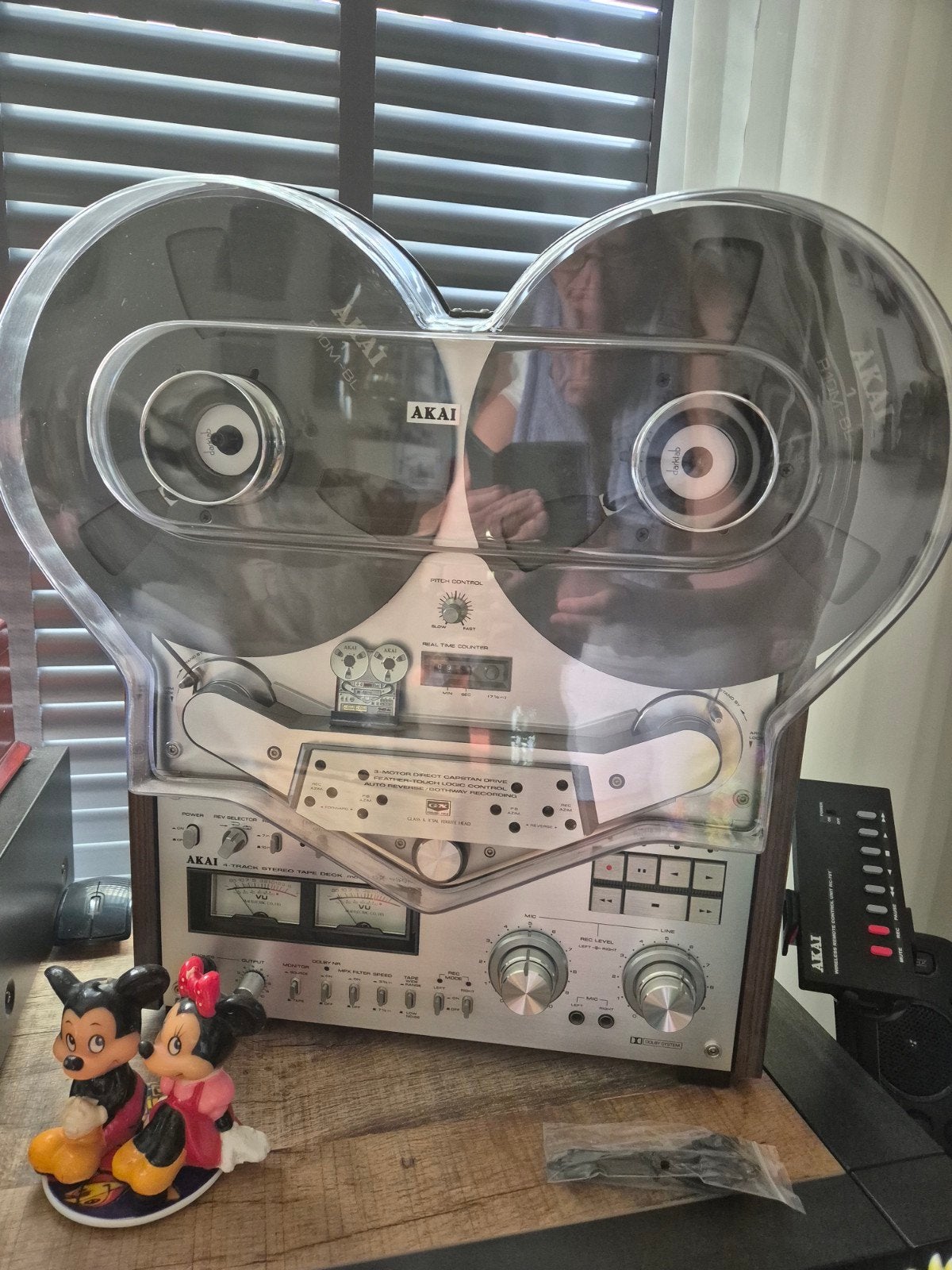 Akai GX-635Db 100% gereviseerd in top conditie!, Ophalen, Bandrecorder, Met banden