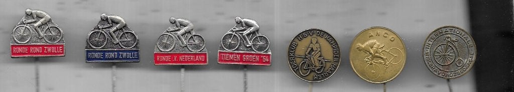 DIVERSE FIETS SPELDEN GAAN EVENTUEEL OOK PER STUK, Verzamelen, Speldjes, Pins en Buttons, Ophalen of Verzenden, Gebruikt, Sport