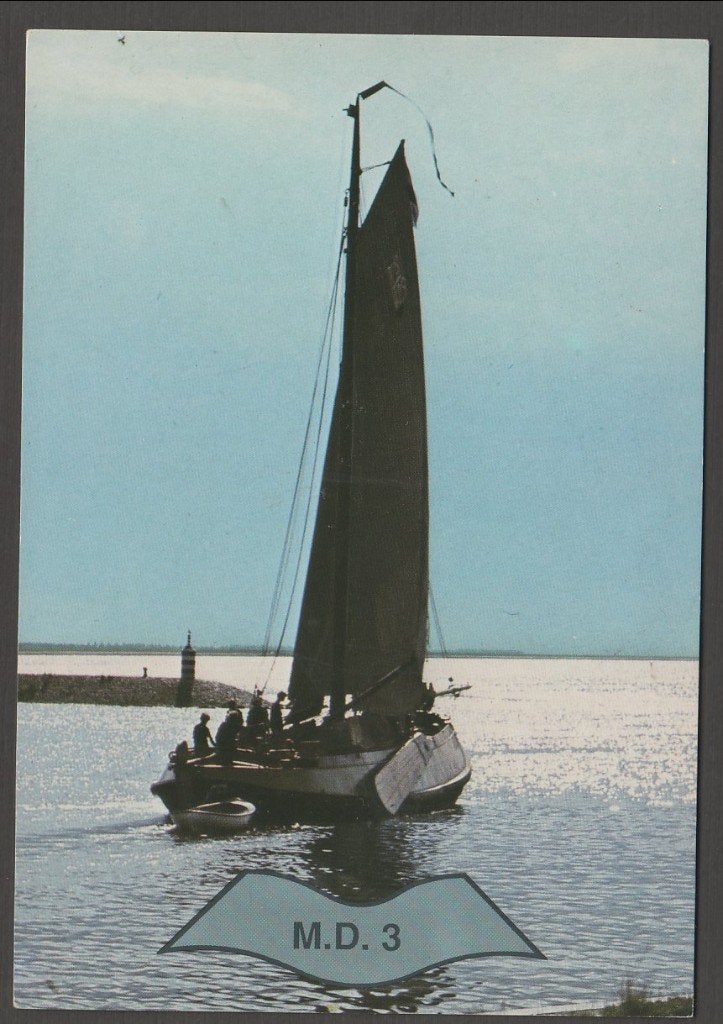 Enkhuizen  Schokker Loodschokker M.D. 3 Ongelopen 1989, Verzenden, 1980 tot heden, Ongelopen, Noord-Holland