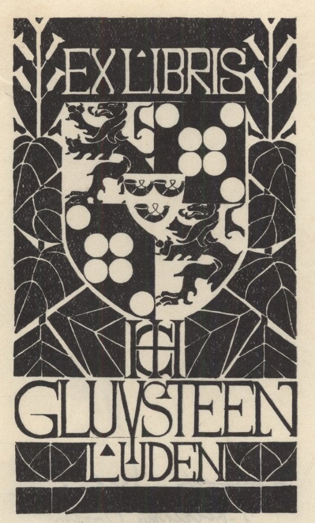 0489 Ex Libris Nederland : Jeanne Bieruma Oosting, 1923, Verzenden, Ex libris