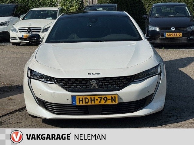 Peugeot 508 1.6 HYbride 225pk e-EAT8 GT-line panoramadak rij, Auto's, Gebruikt, 4 cilinders, Leder en Stof, Plug-in hybride