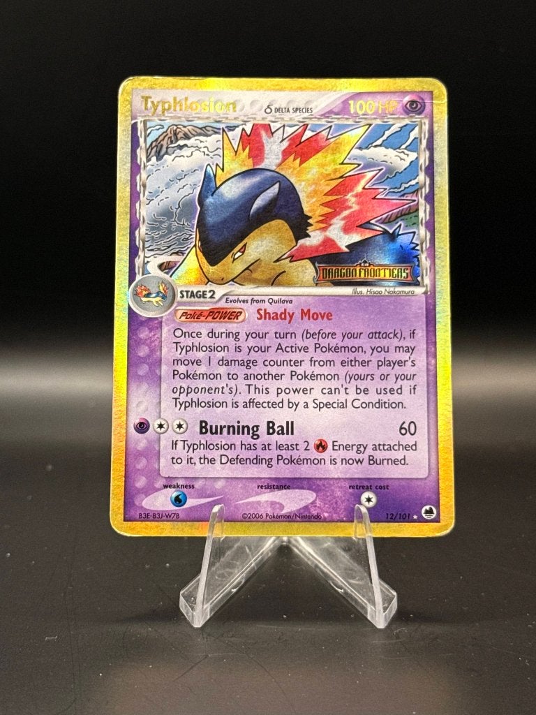 Typhlosion Stamped	12/101	Engels	PO | Pokemon, Ophalen of Verzenden, Gebruikt, Losse kaart, Foil