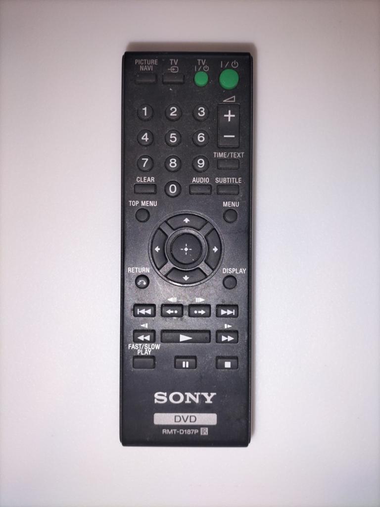 Originele Sony RMT-D187P Afstandsbediening voor DVD-spelers, Ophalen of Verzenden, Gebruikt, Origineel, Tv