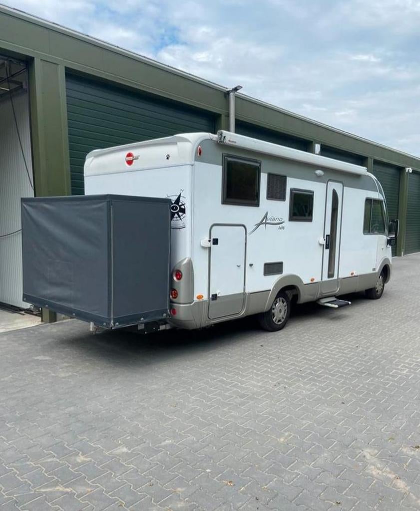 Sawiko BIKEY- dekzeilbox - uitbreiding van uw opbergruimte, Caravans en Kamperen, Ophalen, Zo goed als nieuw