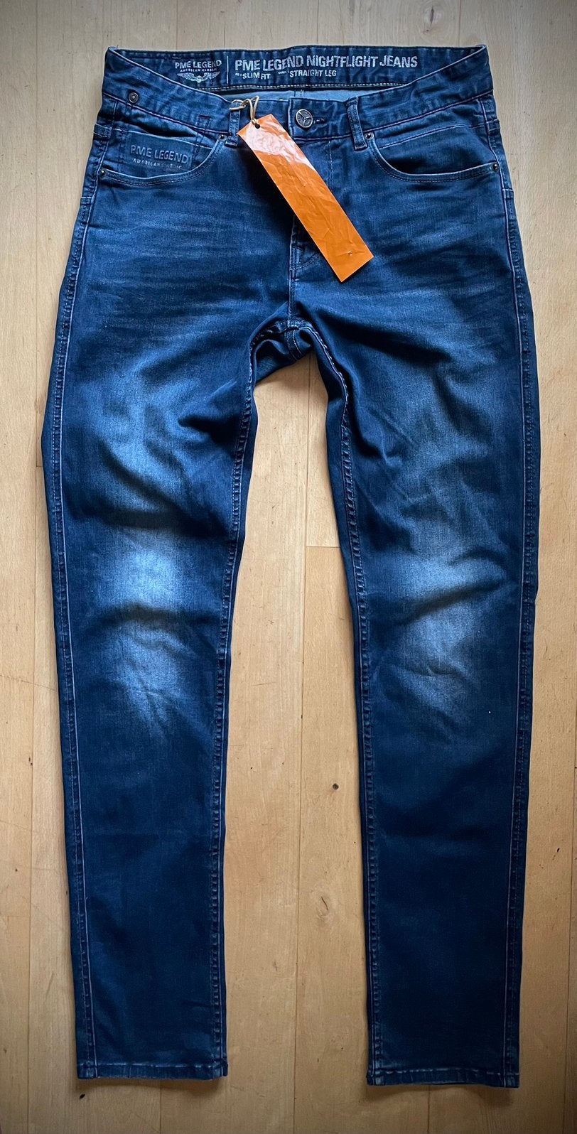 PME Legend Night Flight Slim Fit Straight leg jeans W30 L34, Kleding | Heren, Ophalen of Verzenden, Blauw, W32 (confectie 46) of kleiner