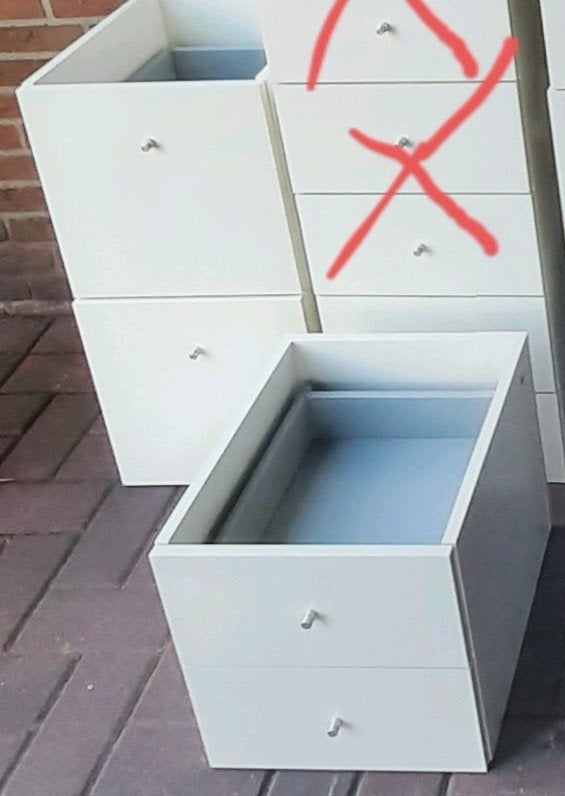 3 ladekasten voor ikea kallax Vakkenkast, Ophalen