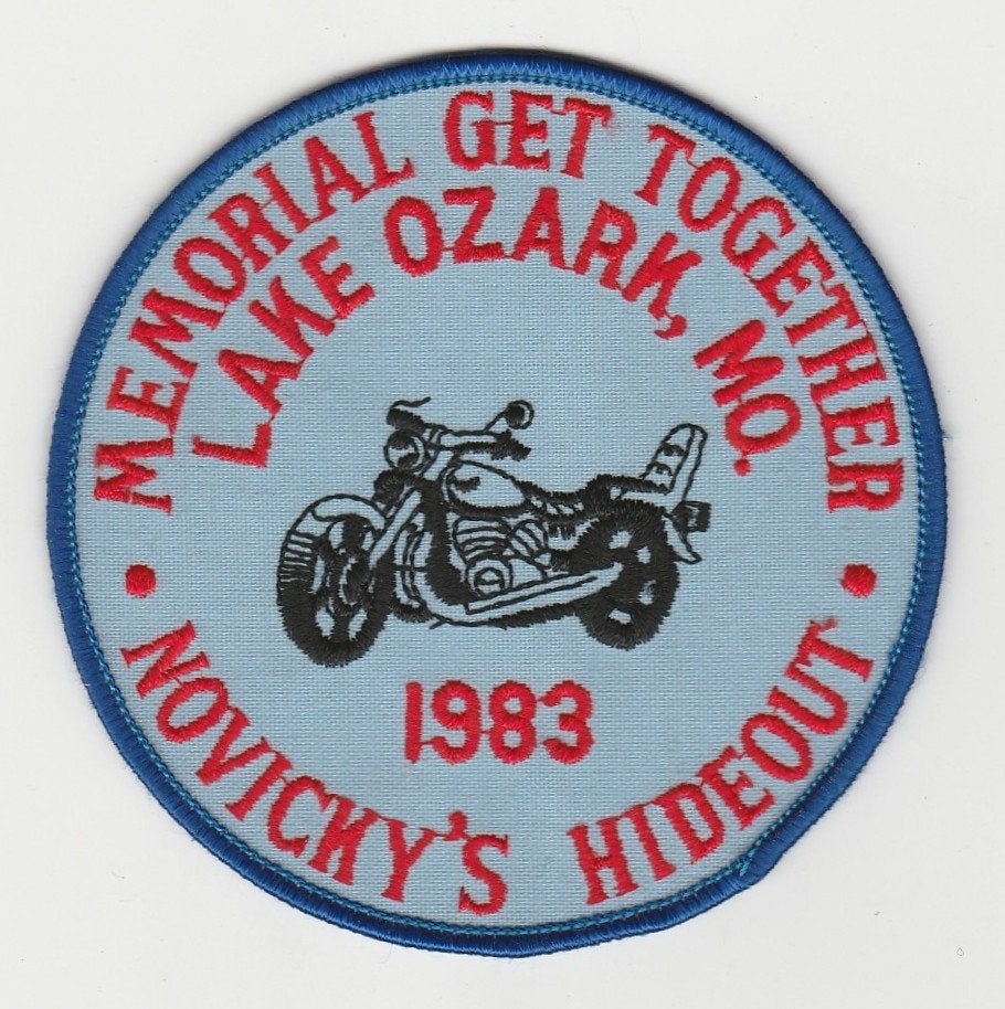 Patch Memorial Get Together Novicky's Hideout Lake Ozark Mo, Motoren, Verzenden, Nieuw zonder kaartje, Overige typen