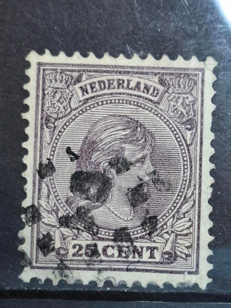 Puntstempel zegel nr 2 Almelo nvph nr 42, Postzegels en Munten, Postzegels | Nederland, Ophalen of Verzenden