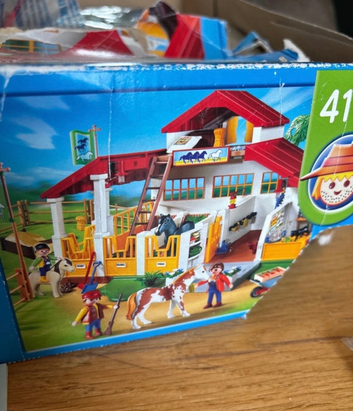 Playmobil Paardenstal (niet helemaal compleet), Gebruikt, Gebouw, Complete set, Ophalen of Verzenden