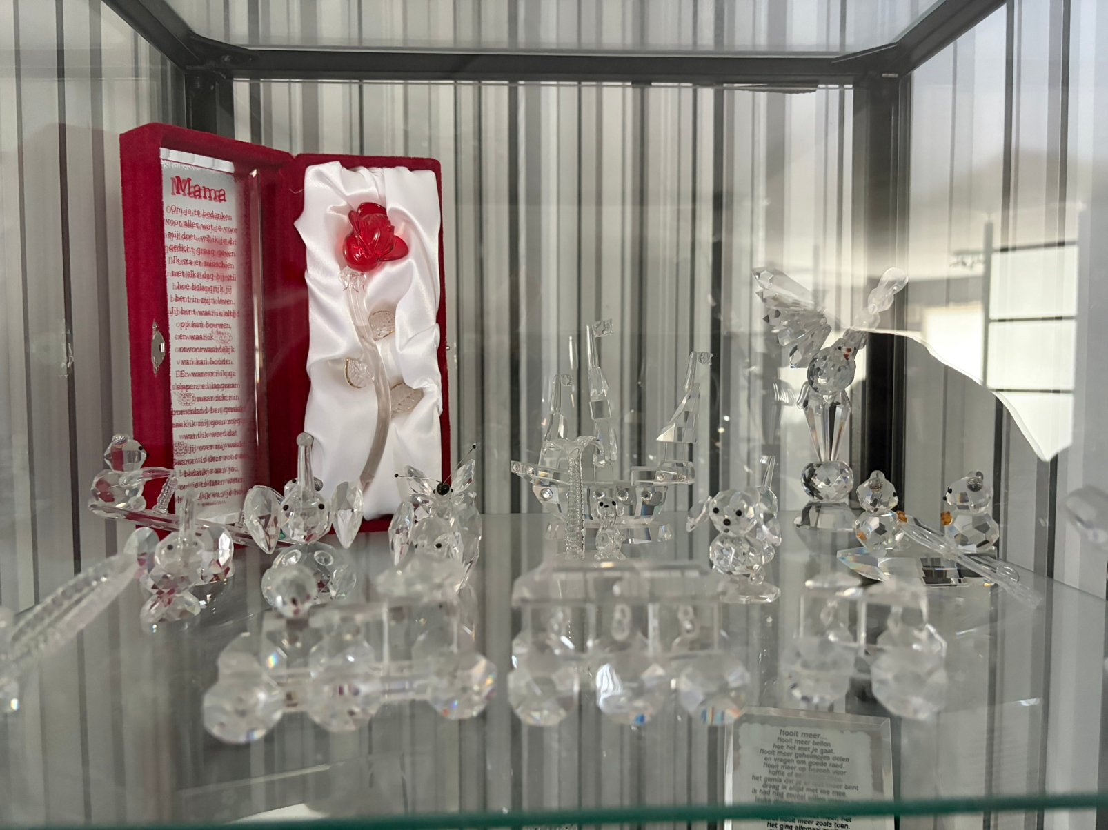 Te Koop: diverse kristallen en glazen beeldjes, Ophalen of Verzenden