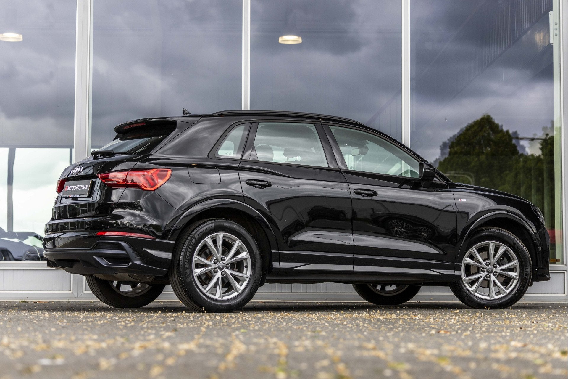 Audi Q3 35 TFSI S Line Pro Line S | LED | Leder (bj 2019), Auto's, Audi, 12 maanden, 4 cilinders, Zwart, Leder