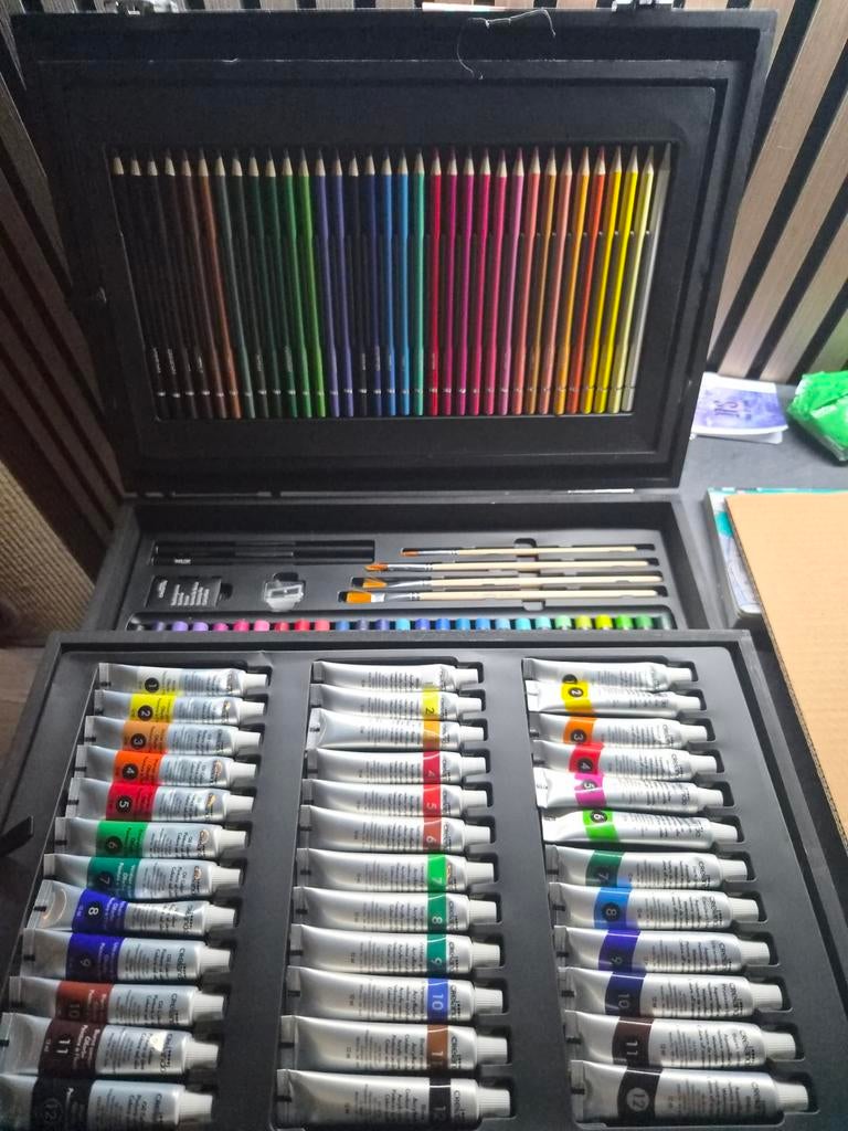 Crelando Teken- en Verfkoffer - Nooit gebruikt, Ophalen of Verzenden, Nieuw, Overige typen