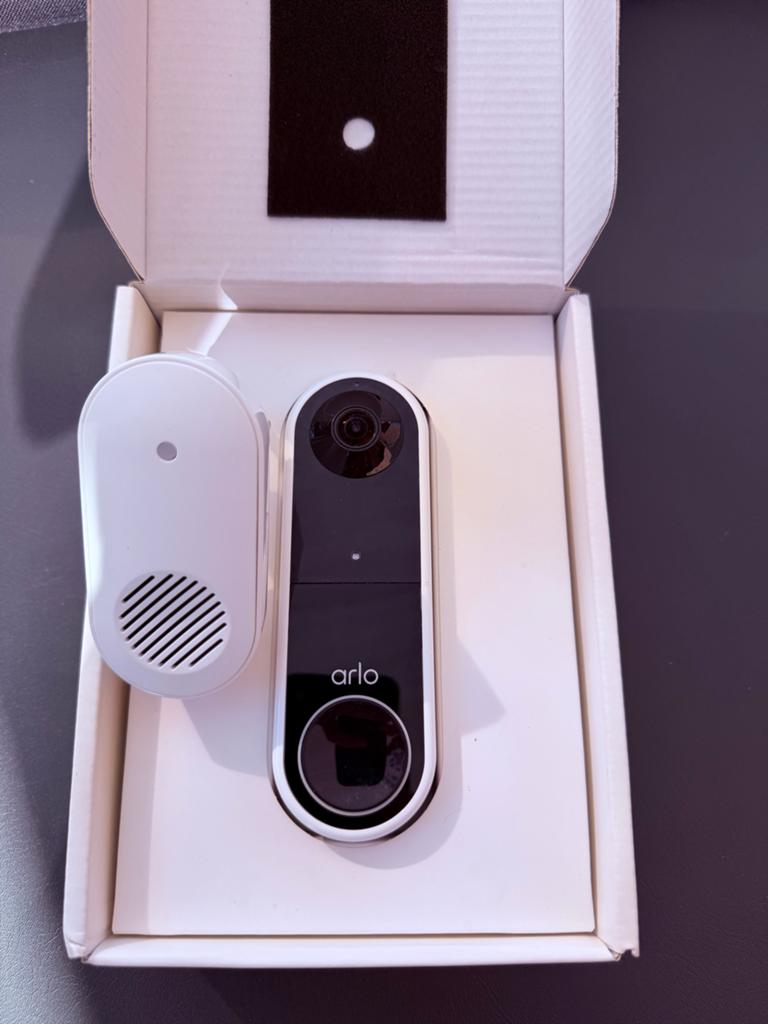 Arlo Video Deurbel met Chime - in doos, Beweging, Nieuw, Ophalen of Verzenden, Compleet systeem