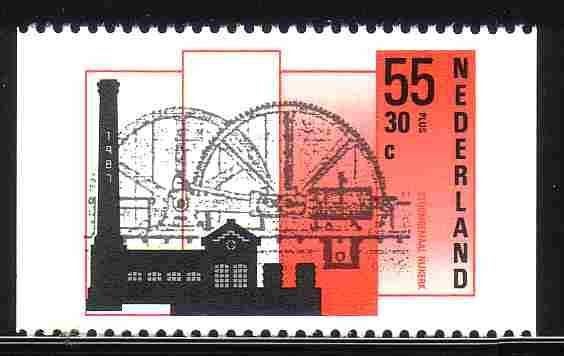 Nederland 1987 1375a Zomer, Stoomgemaal Nijkerk, Postfris, Ophalen of Verzenden, Na 1940, Postfris