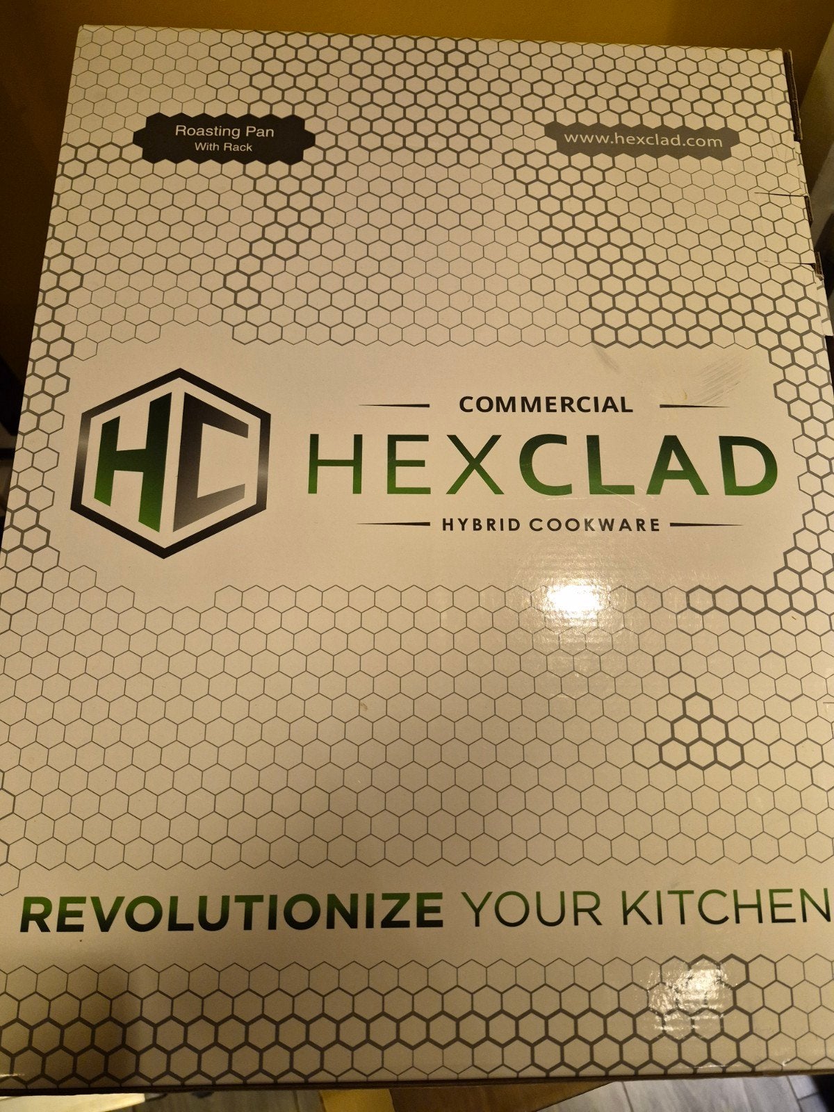 HexClad Braadpan met Rooster - Nieuw, Braadpan, Nieuw, Ophalen of Verzenden, Met handvatten