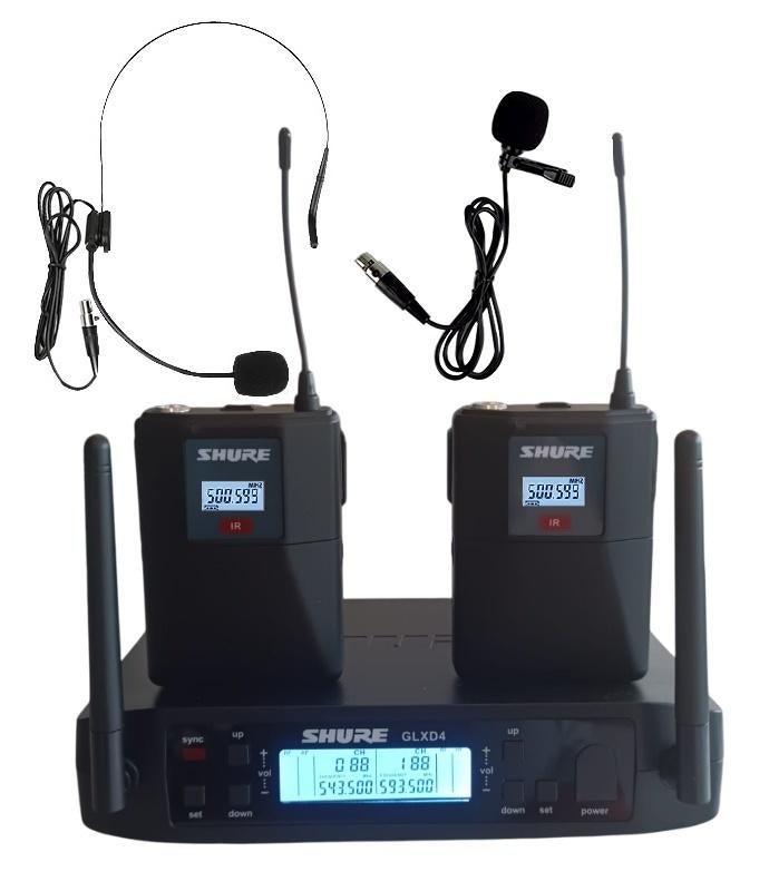 Nieuwe Shure GLXD4 met 1 headset & 1 dasspeld, Muziek en Instrumenten, Microfoons, Ophalen of Verzenden, Nieuw, Zangmicrofoon
