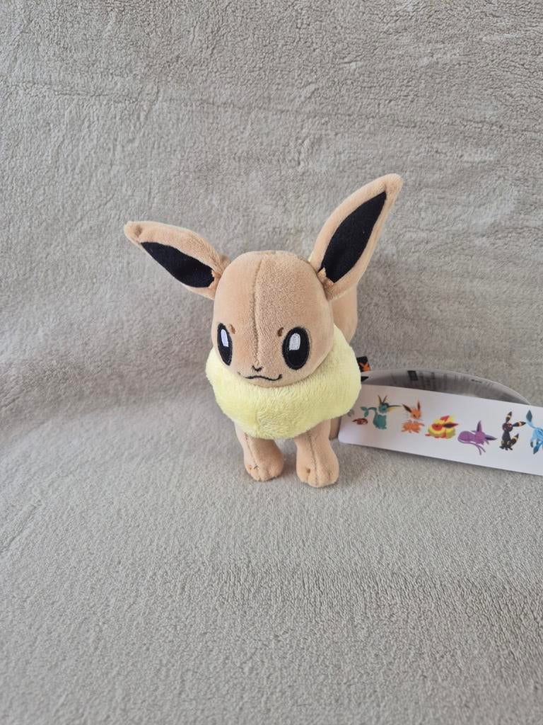 Nieuwe Pokémon Knuffel Eevee - Zacht en Schattig!, Overige typen, Nieuw, Ophalen of Verzenden, Met label