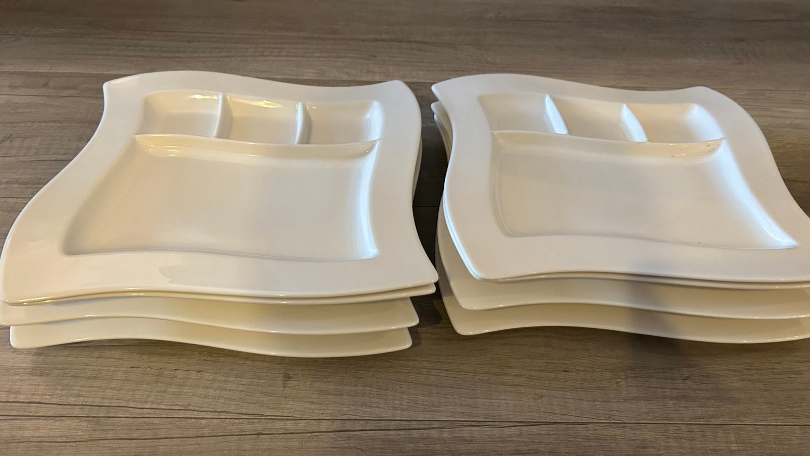 Villeroy & Boch gourmetborden uit de new wave set – 6 stuks, Ophalen, Villeroy & Boch, Zo goed als nieuw, Bord(en)