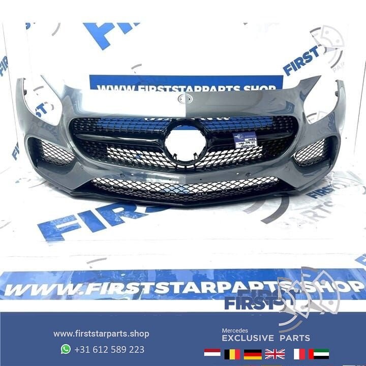 W190 AMG GT BUMPER COMPLEET Mercedes GT GTC GTS AMG VOORBUMP, Gebruikt, -, Voor, Ophalen of Verzenden