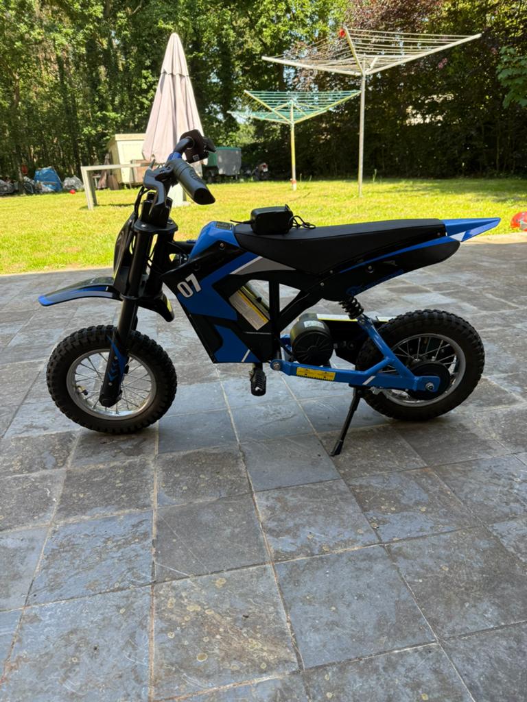 Elektrische Minibike tot 12 jaar, Fietsen en Brommers, Ophalen, Zo goed als nieuw, Schijfrem, Overige typen