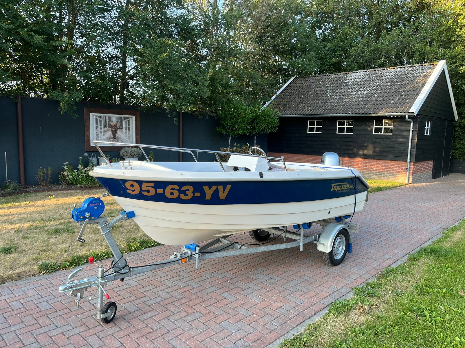 Topcraft consolle boot 30pk honda 4tackt, Watersport en Boten, Vis- en Consoleboten, Ophalen of Verzenden, Zo goed als nieuw, Topcraft