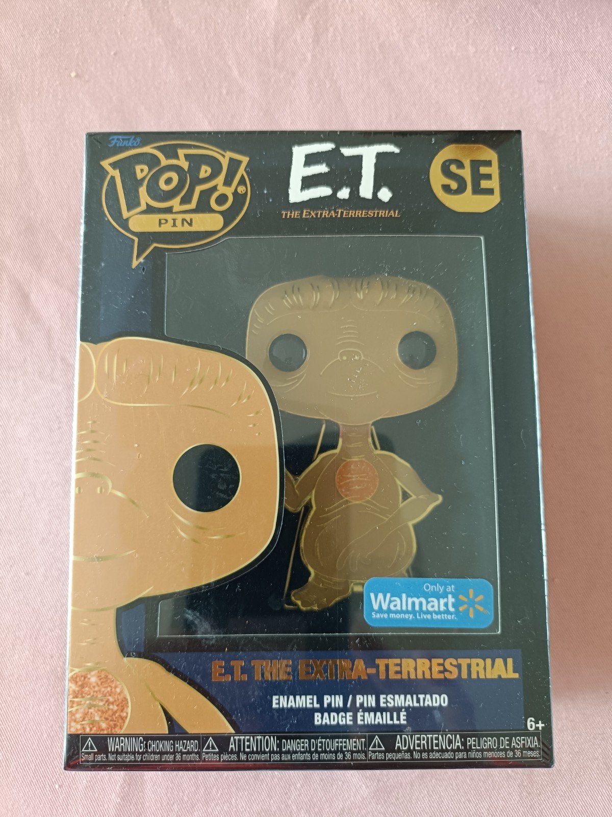 Funko Pop pin E.T. Geëmailleerd met afneembare standaard., Verzamelen, Ophalen of Verzenden